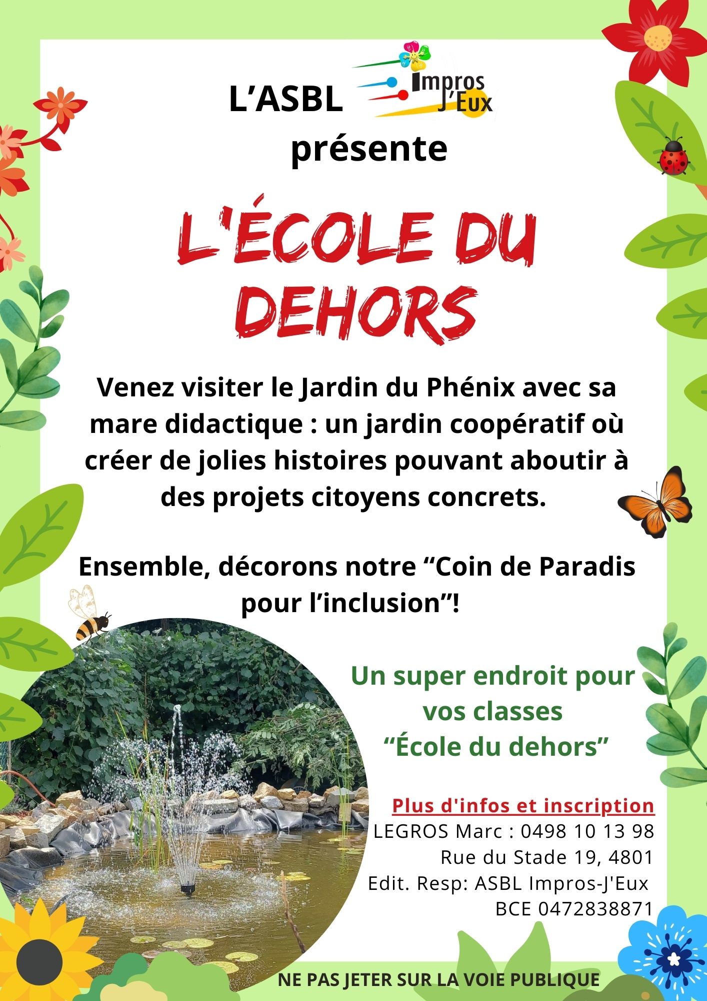 Affiche école du dehors